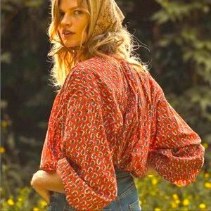 Doen Jane blouse in Calico Canyon Blooms XS